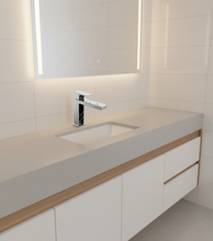 Load image into Gallery viewer, Aquatica Elements Basin Mixer Black/White Marble Detail
