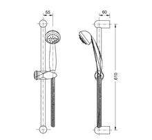 Load image into Gallery viewer, Aquatica Cascata Multi Spray Handshower Set
