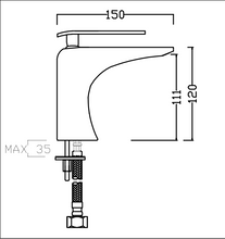 Load image into Gallery viewer, Aquatica Cascata Basin Mixer
