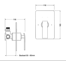 Load image into Gallery viewer, Aquatica Cascata Shower Mixer
