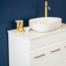 Load image into Gallery viewer, Misty White Style Freestanding Vanity with Stone Top 700/900m
