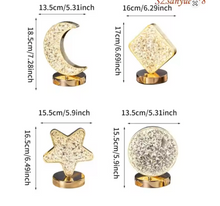 Load image into Gallery viewer, Rechargeable Moon/Round/Square/Star Projection Night Light with Touch Control
