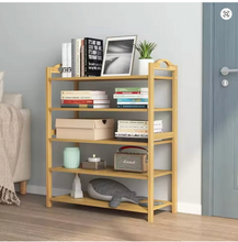 Load image into Gallery viewer, Shoe Rack Bamboo Racks Multi Layered Storage
