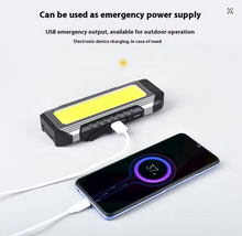 Load image into Gallery viewer, Portable Camping Flashlight COB Repair Work Light with Magnet
