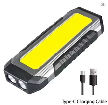 Load image into Gallery viewer, Portable Camping Flashlight COB Repair Work Light with Magnet
