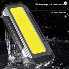 Load image into Gallery viewer, Portable Camping Flashlight COB Repair Work Light with Magnet
