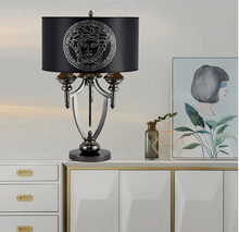 Load image into Gallery viewer, American Modern Fabric Lampshade LED Lamp Home Decoration
