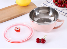 Load image into Gallery viewer, Stainless Steel Bowl with Handle Anti Scalding Kitchenware Mixing Bowl
