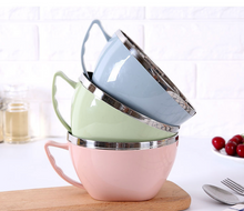 Load image into Gallery viewer, Stainless Steel Bowl with Handle Anti Scalding Kitchenware Mixing Bowl
