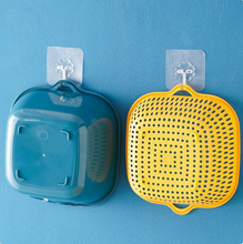Load image into Gallery viewer, 2PC/set Kitchen Sink Vegetable drainer Fruit basket For fruit washing
