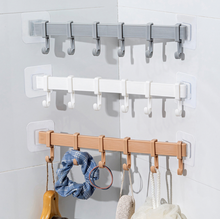 Load image into Gallery viewer, 2XMultifunction Kitchen Storage Hook Cupboard 6 Hook Home Organizer Storage Rack

