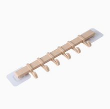 Load image into Gallery viewer, 2XMultifunction Kitchen Storage Hook Cupboard 6 Hook Home Organizer Storage Rack
