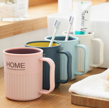 Load image into Gallery viewer, 2XMouthwash Cup,Dual-Color Contrast,Stackable Design Saves Bathroom Space
