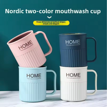 Load image into Gallery viewer, 2XMouthwash Cup,Dual-Color Contrast,Stackable Design Saves Bathroom Space
