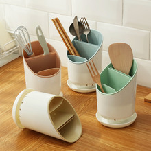 Load image into Gallery viewer, Kitchen Storage Chopsticks Tube With Drain Plate
