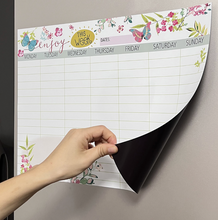 Load image into Gallery viewer, Magnetic Weekly Planner Whiteboard
