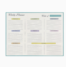 Load image into Gallery viewer, Magnetic Weekly Planner Whiteboard

