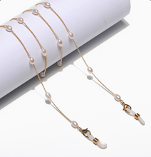 Load image into Gallery viewer, Anti-lost Sunglasses Chains Pearl 70cm Glasses Chain
