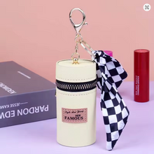 Load image into Gallery viewer, Personalized Storage Bag Luxury Leather Bucket Lipstick Bag
