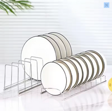 Load image into Gallery viewer, Kitchen Bowl Dish Organizer Stainless Steel
