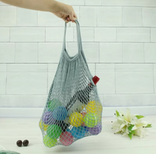 Load image into Gallery viewer, 2XCotton Mesh String Organic Organizer Handbag Short Handle Net Tote
