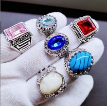 Load image into Gallery viewer, 2XLuxury Antique Zircon Stone Rings
