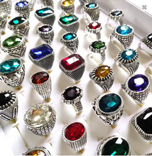 Load image into Gallery viewer, 2XLuxury Antique Zircon Stone Rings
