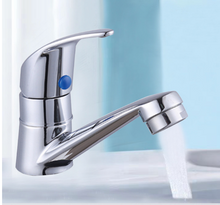 Load image into Gallery viewer, Chrome Single Handle Hole Bathroom Basin Faucet Single Cold

