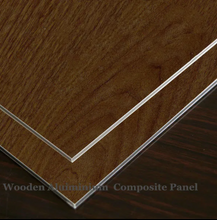 Load image into Gallery viewer, Aluminum Composite Panel ACM Sheet -  Walnut wood color

