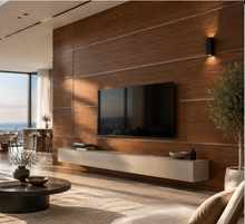 Load image into Gallery viewer, Aluminum Composite Panel ACM Sheet -  Walnut wood color
