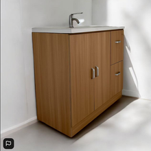 Load image into Gallery viewer, Vanity - Misty Series T700F/900/1200 Wooden Color - 100% Water Proof
