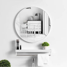 Load image into Gallery viewer, Bathroom Mirror for Wall with White Metal Frame 800mm
