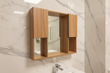 Load image into Gallery viewer, The European Bathroom Mirror Cabinet 100% WaterProof - 900 Wooden- 7001

