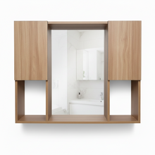 Load image into Gallery viewer, The European Bathroom Mirror Cabinet 100% WaterProof - 900 Wooden- 7001
