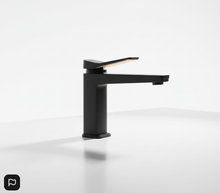 Load image into Gallery viewer, Aquatica Hix Basin Mixer Chrome/Black
