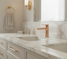 Load image into Gallery viewer, Caroma Jade Rose Gold Basin Mixer WELS 5 Star 6L/min Tap Faucet
