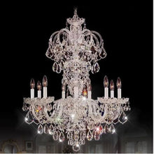 Load image into Gallery viewer, Clear Chandelier Living Room Crystal Ceiling Lamp LED
