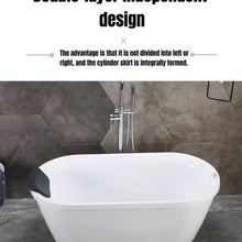 Load image into Gallery viewer, Acrylic small apartment bathtub - 1300mm
