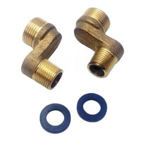Load image into Gallery viewer, 2 Pcs Solid Brass Bathtub Shower Faucet Adjustable Swing Arm
