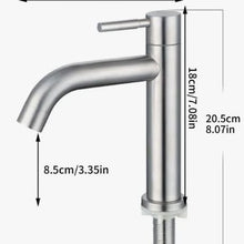 Load image into Gallery viewer, Single cold water wash hand basin tap faucet for bathroom
