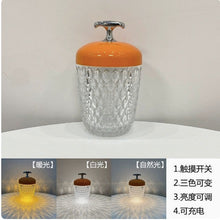 Load image into Gallery viewer, Web Celebrity Portable Crystal Pinecone Desk Lamp
