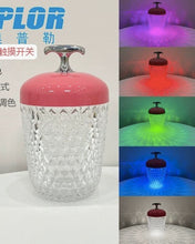 Load image into Gallery viewer, Web Celebrity Portable Crystal Pinecone Desk Lamp
