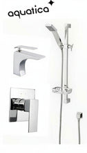 Load image into Gallery viewer, Aquatica Cascata 6 pack all square Basin ,Shower, Handshower
