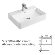 Load image into Gallery viewer, Counter Top Ceramic Basin
