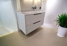 Load image into Gallery viewer, Vanity - Jess Series H900-01 Wall Hung White - 100% Water Proof

