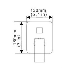 Load image into Gallery viewer, Bath Mixer With Diverter Square L005D
