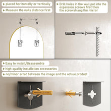 Load image into Gallery viewer, Bathroom Vanity Mirror Metal Framed, Wall-Mounted 3 colors to choose
