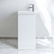 Load image into Gallery viewer, Vanity - Misty Series 460F White/ Grain wood/Grey
