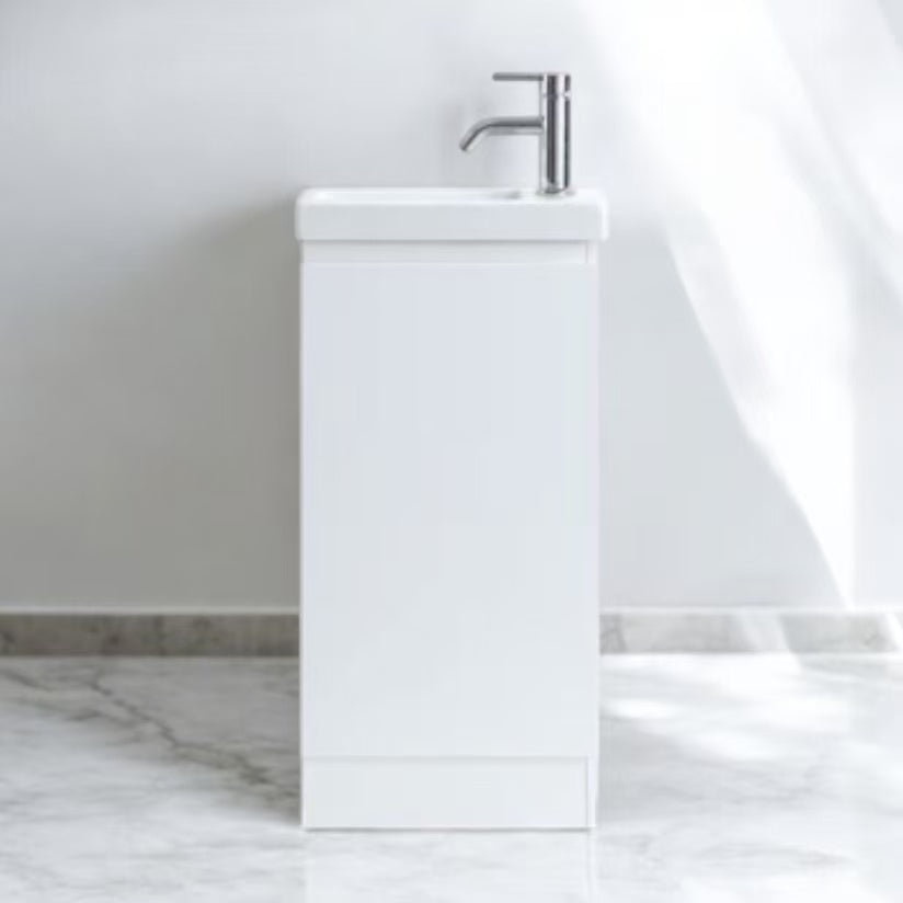 Vanity - Misty Series 460F White/ Grain wood/Grey