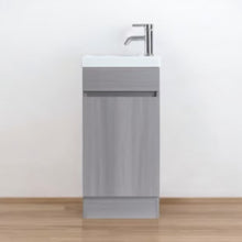 Load image into Gallery viewer, Vanity - Misty Series 460F White/ Grain wood/Grey
